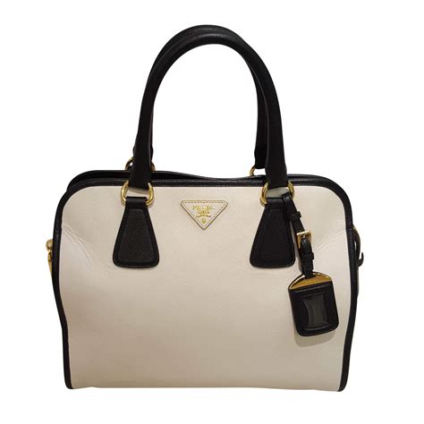 black and white prada handbag|miuccia prada shoulder bag.